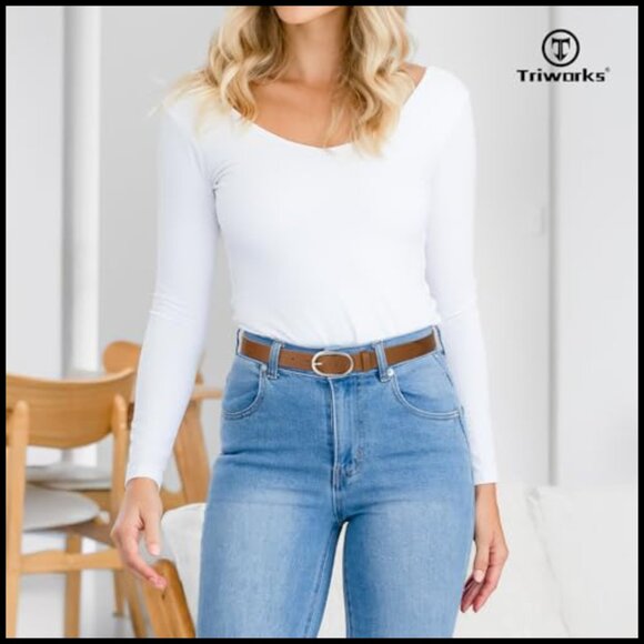 3 Pack Women\'s PU Leather Belts with Gold Buckle for Jeans Dresses main image 7